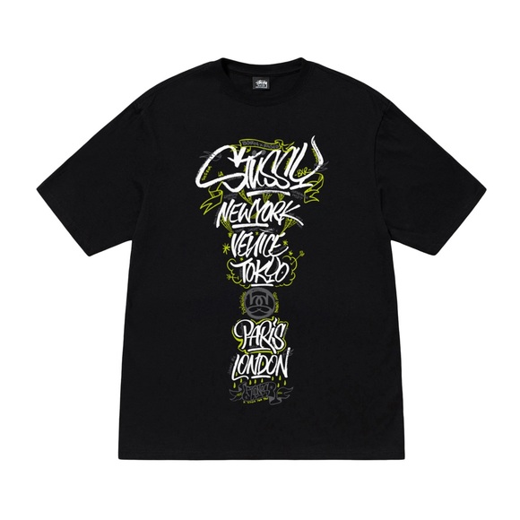 Stussy Shirts Stussy X Born X Raised Handstyle Tee Poshmark